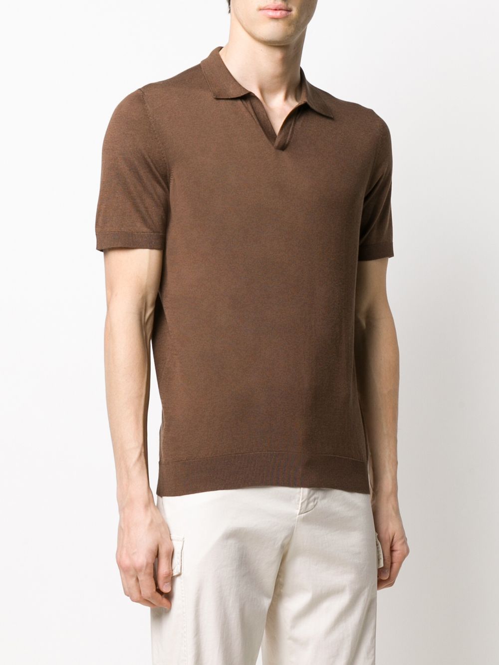 фото La fileria for d'aniello v-neck polo shirt