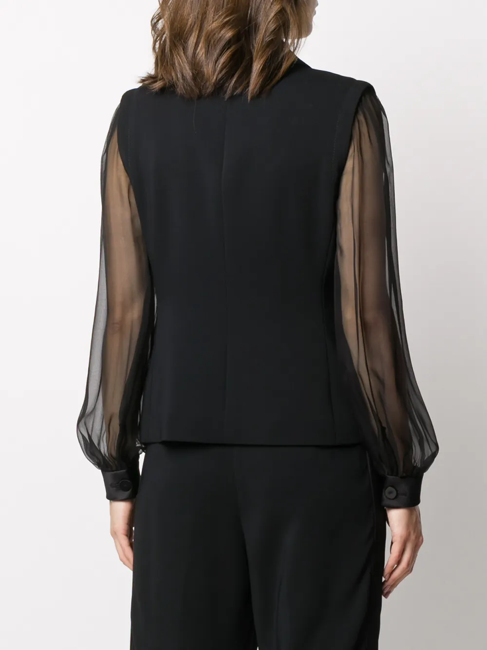 PUCCI Sheer Sleeve double-breasted 