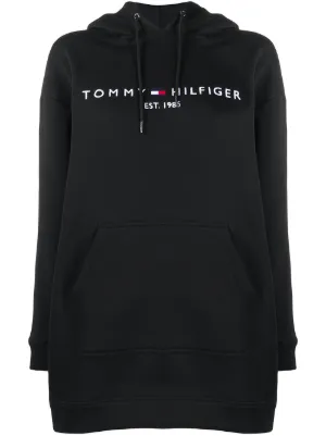 black tommy hilfiger hoodie women's