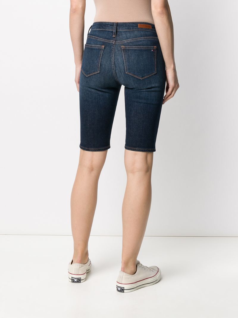 Shop Tommy Hilfiger Knee Length Shorts In Blue