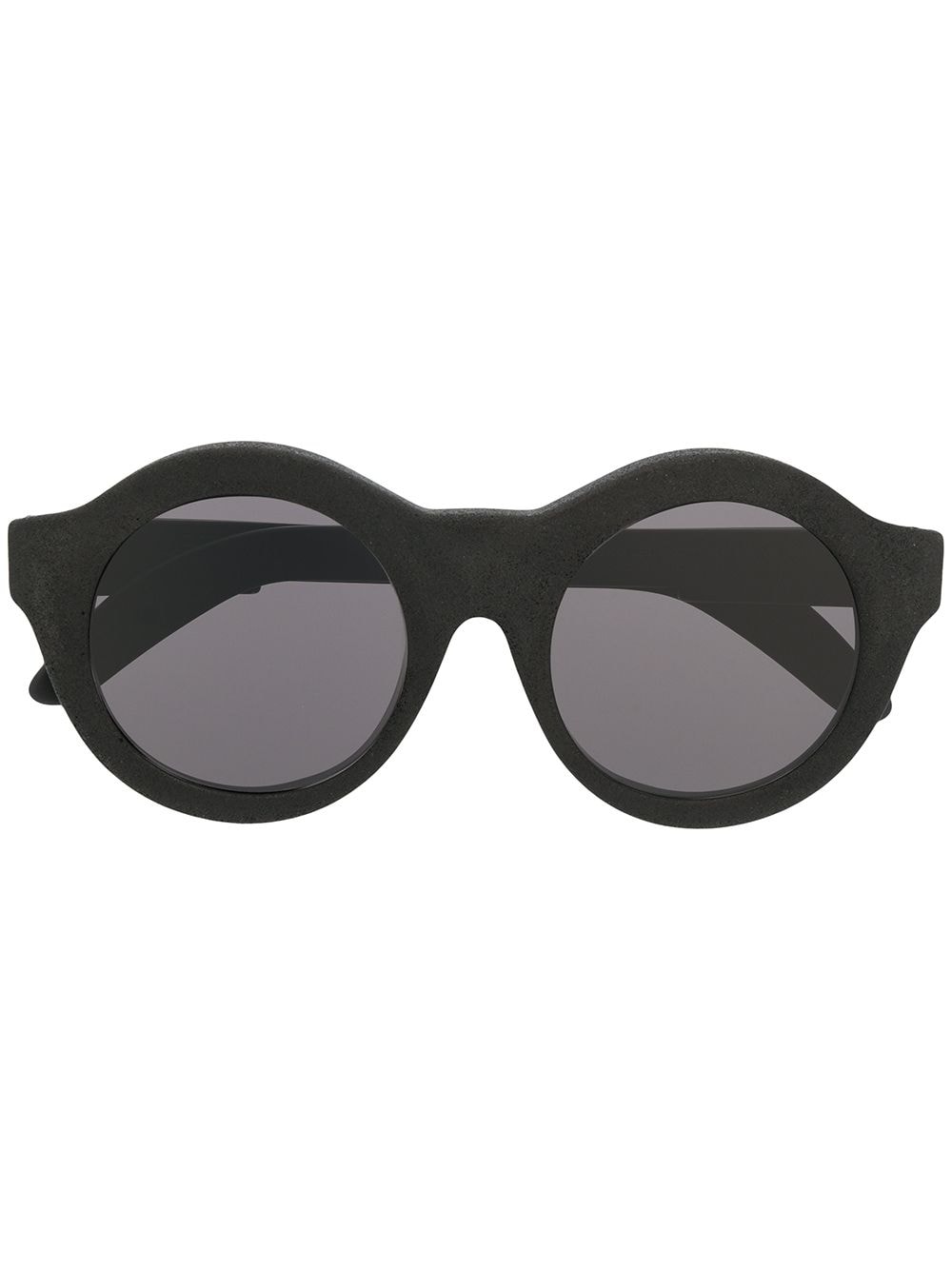 Kuboraum Round Frame Sunglasses In 黑色