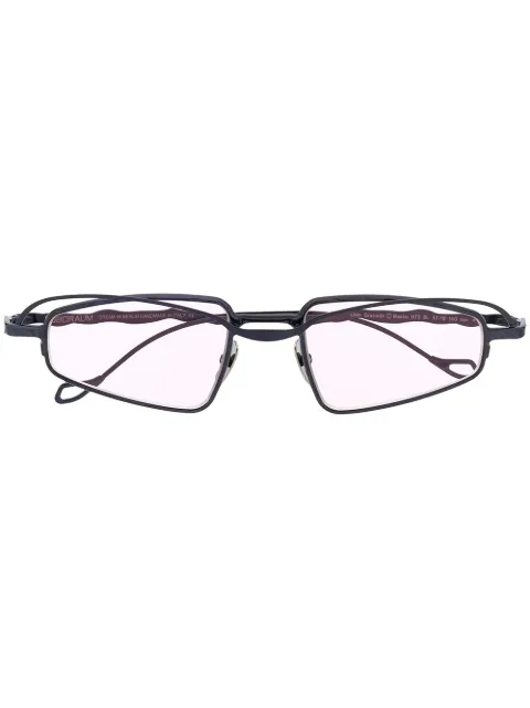 Kuboraum rectangular frame tinted sunglasses