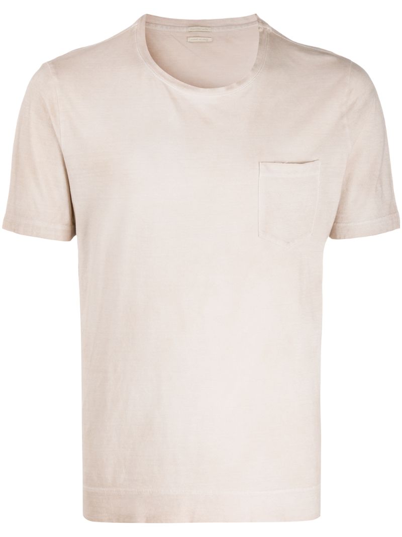 Massimo Alba Crew Neck T-shirt In Neutrals