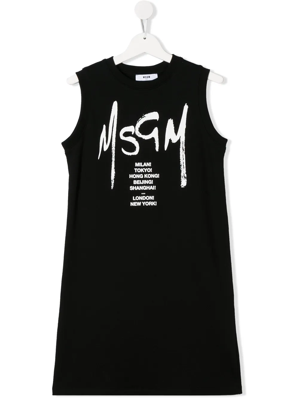 Msgm Kids платье-футболка с логотипом Msgm Kids платье-футболка с логотипом