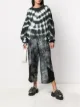 Image 2 of stagni 47 cropped tie-dye trousers