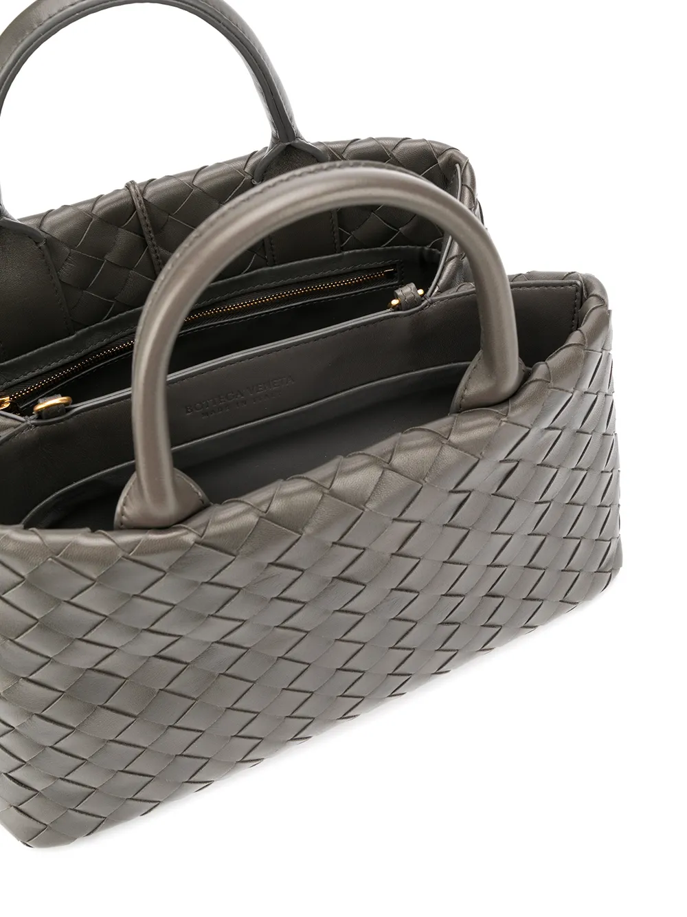 фото Bottega veneta сумка-тоут с плетением intrecciato