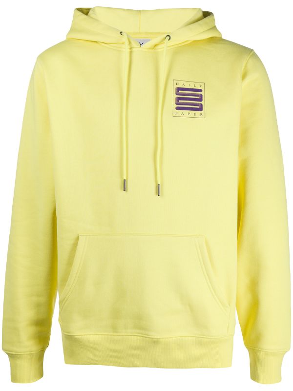 yellow daily paper hoodie