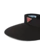 Image 2 of Prada logo-plaque visor hat