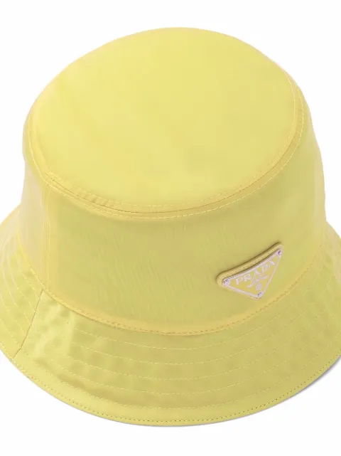 yellow prada bucket hat