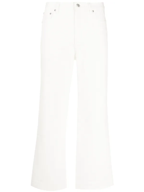 apc white jeans