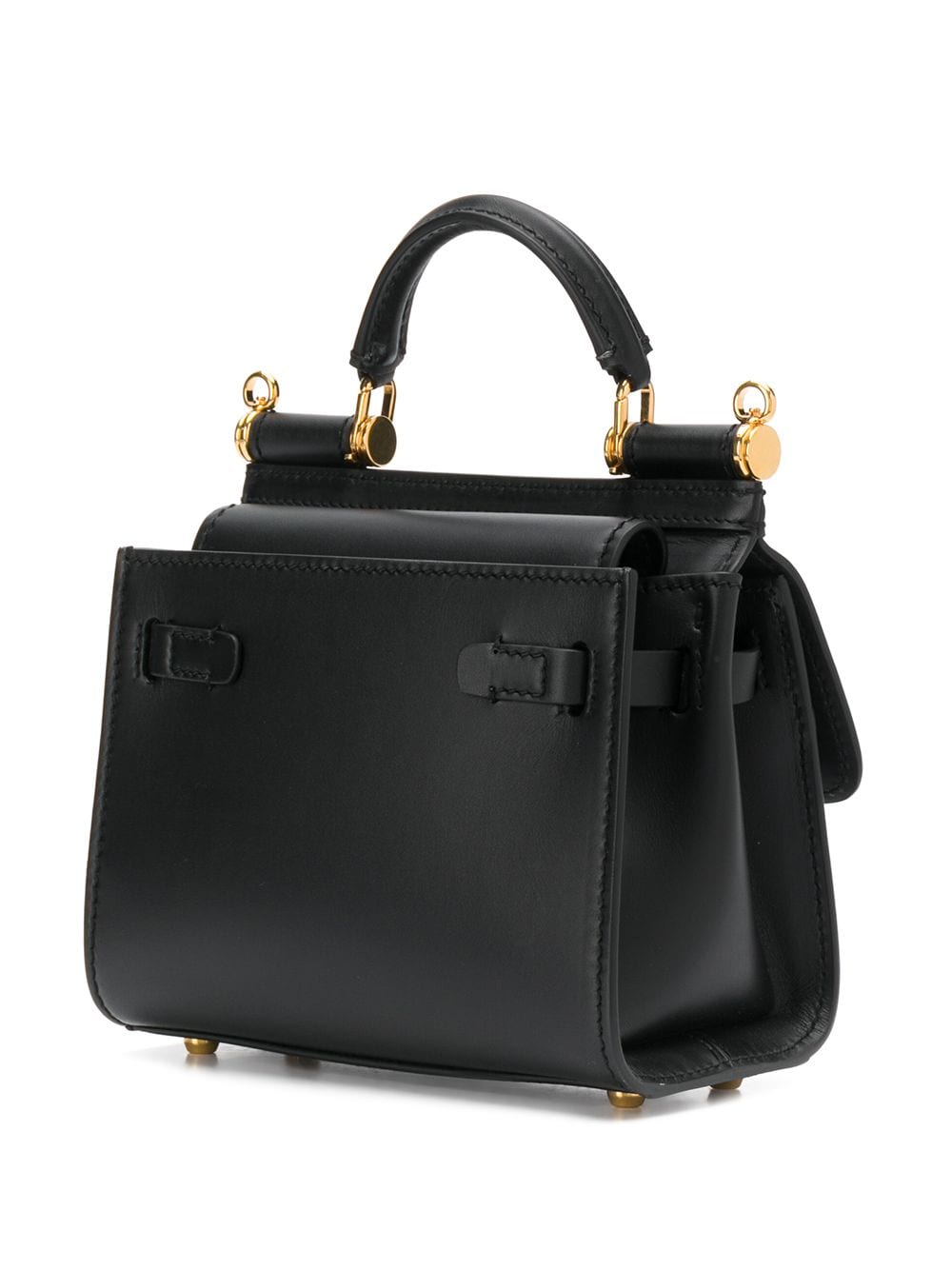 Shop Dolce & Gabbana Mini Sicily 58 Crossbody Bag In Black