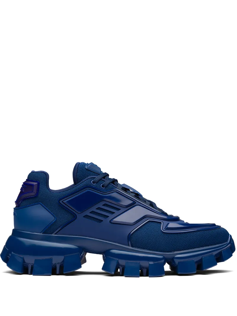 Click to view more detailed imagery on our partner's website Prada Men's Cloudbust Thunder Lug-sole Trainer Sneakers In Danubio