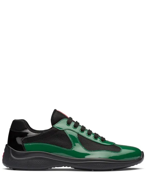 prada shoes green