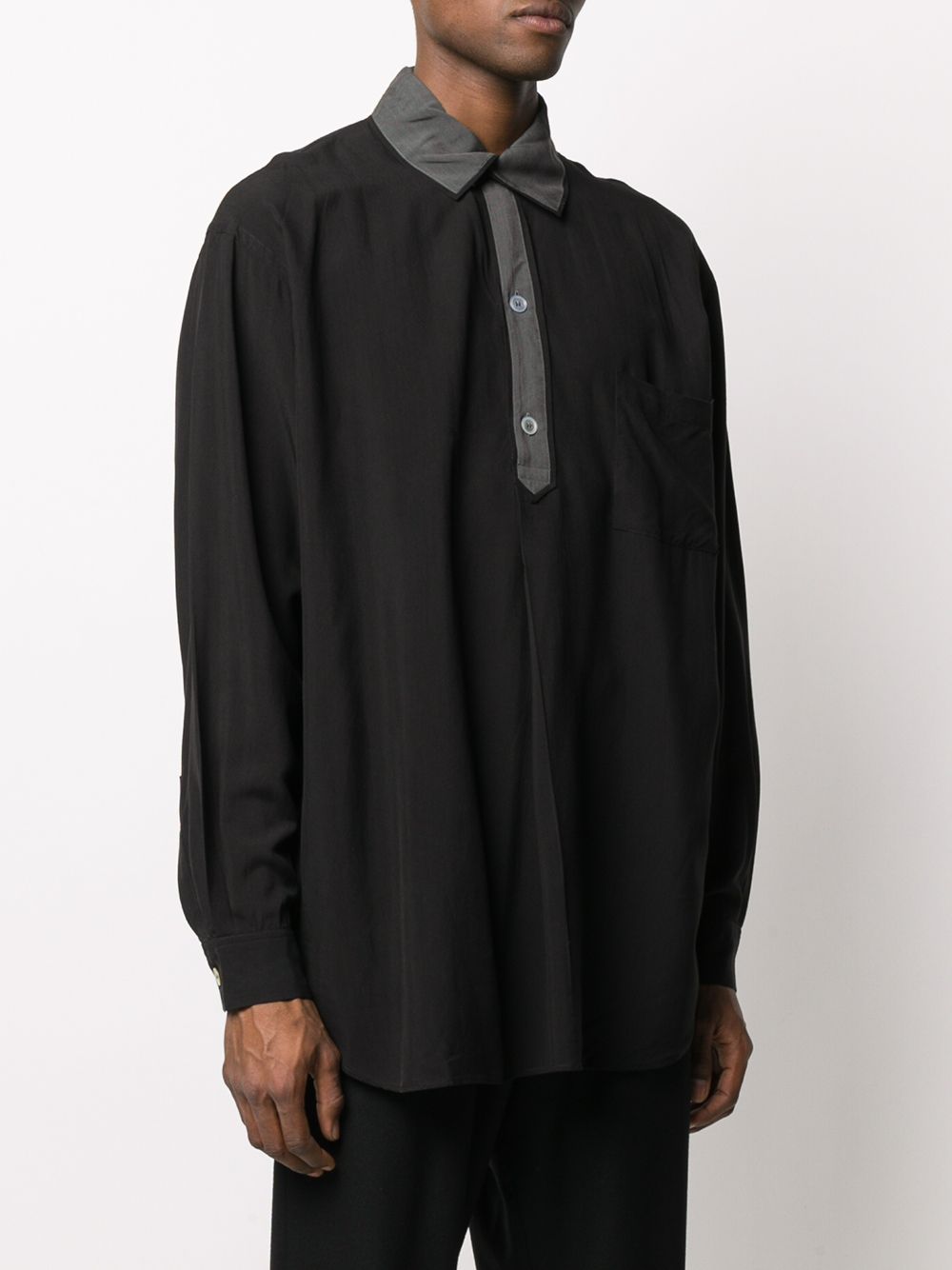 фото Yohji yamamoto pre-owned loose fit shirt