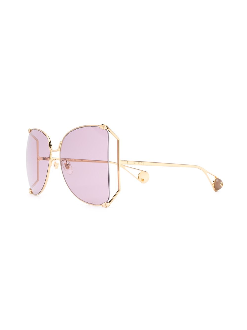 Gucci Eyewear Oversized Butterfly Sunglasses - Farfetch