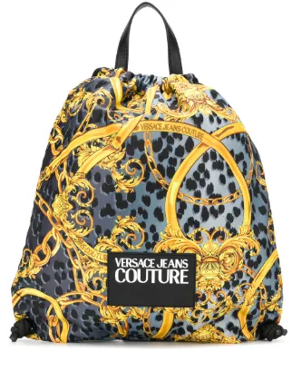 versace drawstring backpack
