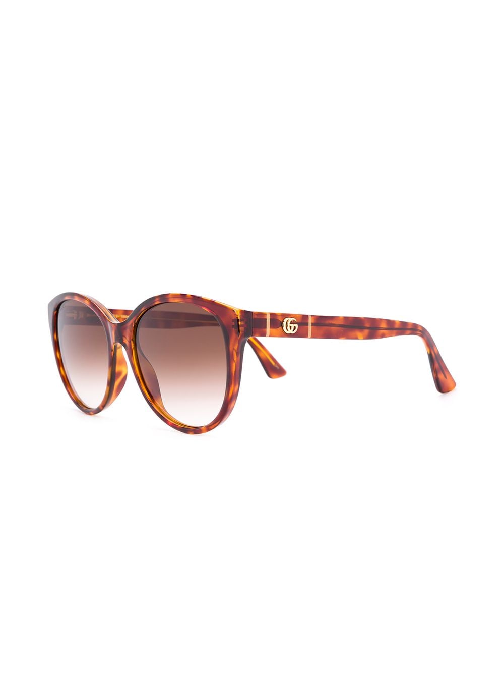 Shop Gucci Gg0631s Soft-round Sunglasses In Brown
