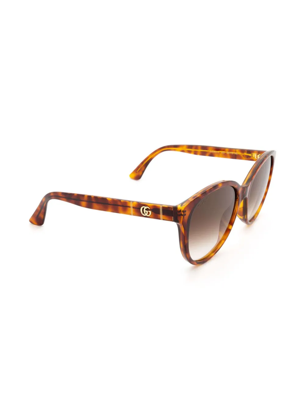 Gucci Eyewear GG0631S zonnebril met rond montuur - Bruin