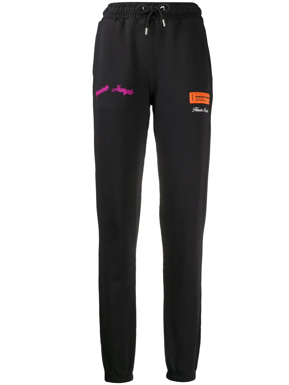 Heron Preston Logo Patch Track Trousers In Black