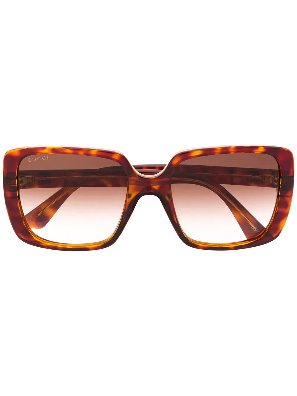 

Gucci Eyewear lentes de sol con armazón cuadrada - Marrón