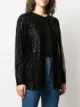Gianfranco Ferré Pre-Owned reflective appliqués sheer jacket