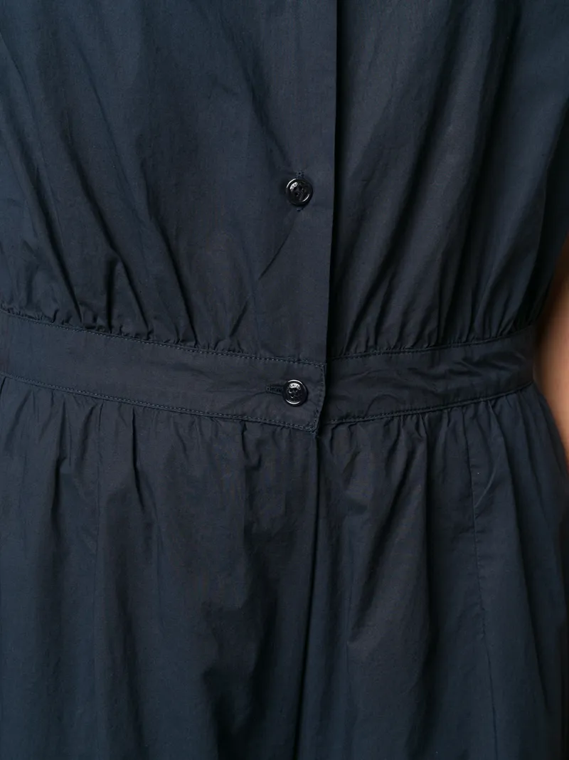 Woolrich Popeline Jumpsuit In Blue