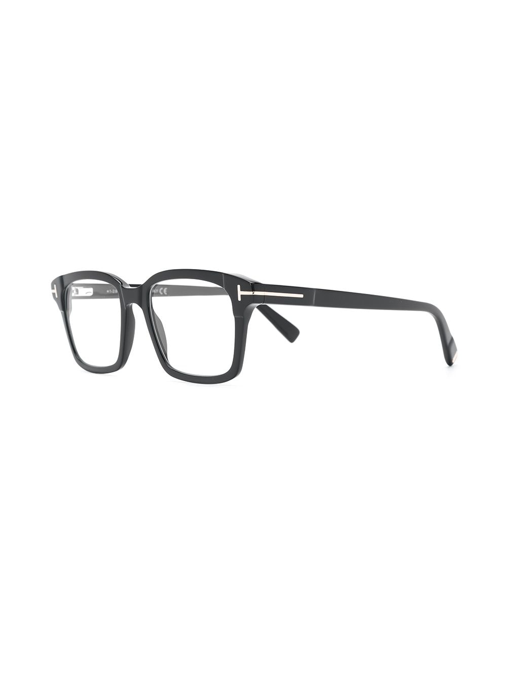 TOM FORD Eyewear Bril met rechthoekig montuur - Zwart
