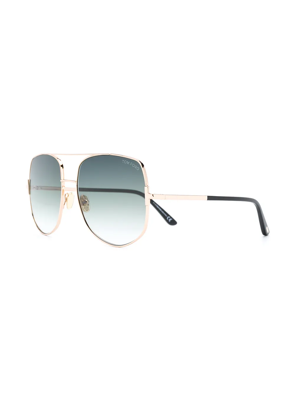 TOM FORD Eyewear Zonnebril met piloten montuur - Goud