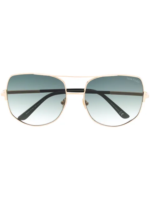 TOM FORD Eyewear oversized aviator sunglasses
