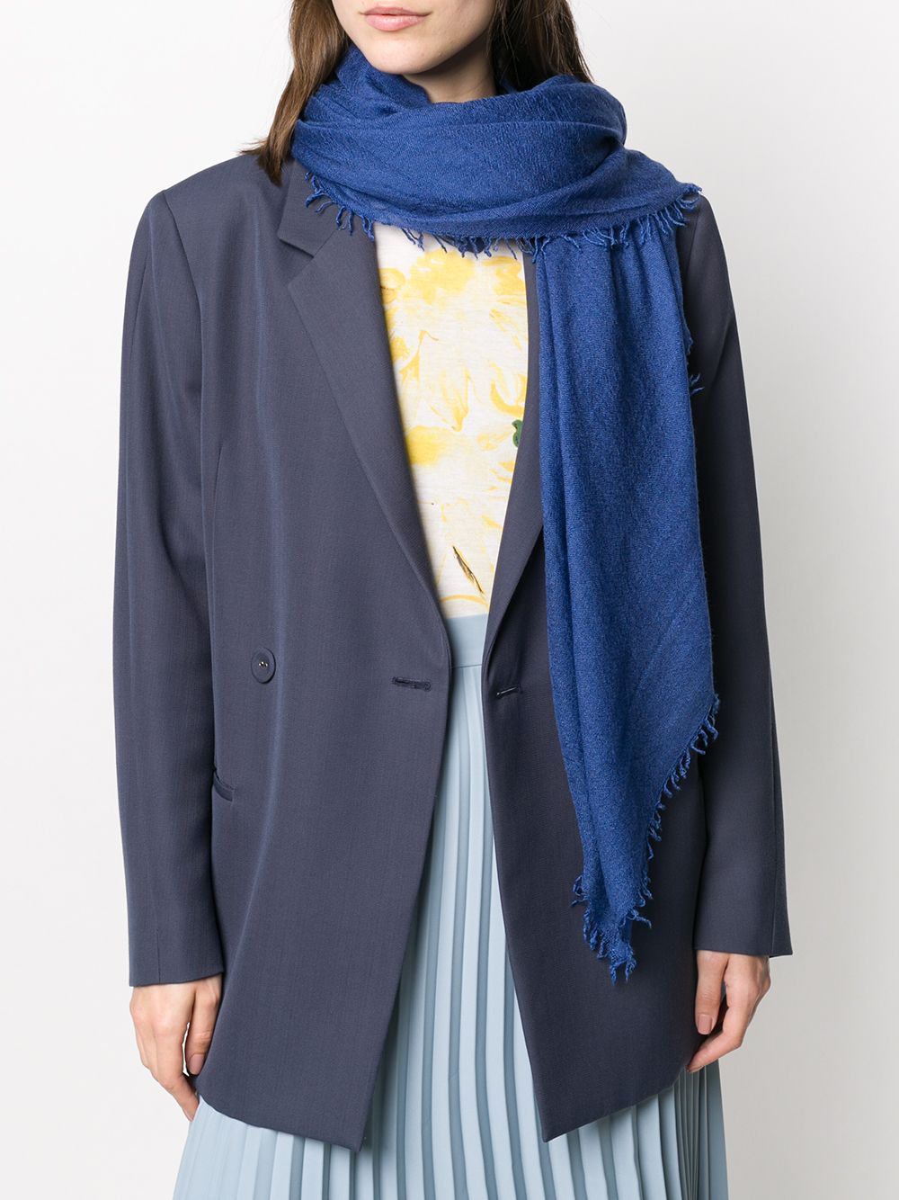 фото Faliero sarti frayed-hem scarf