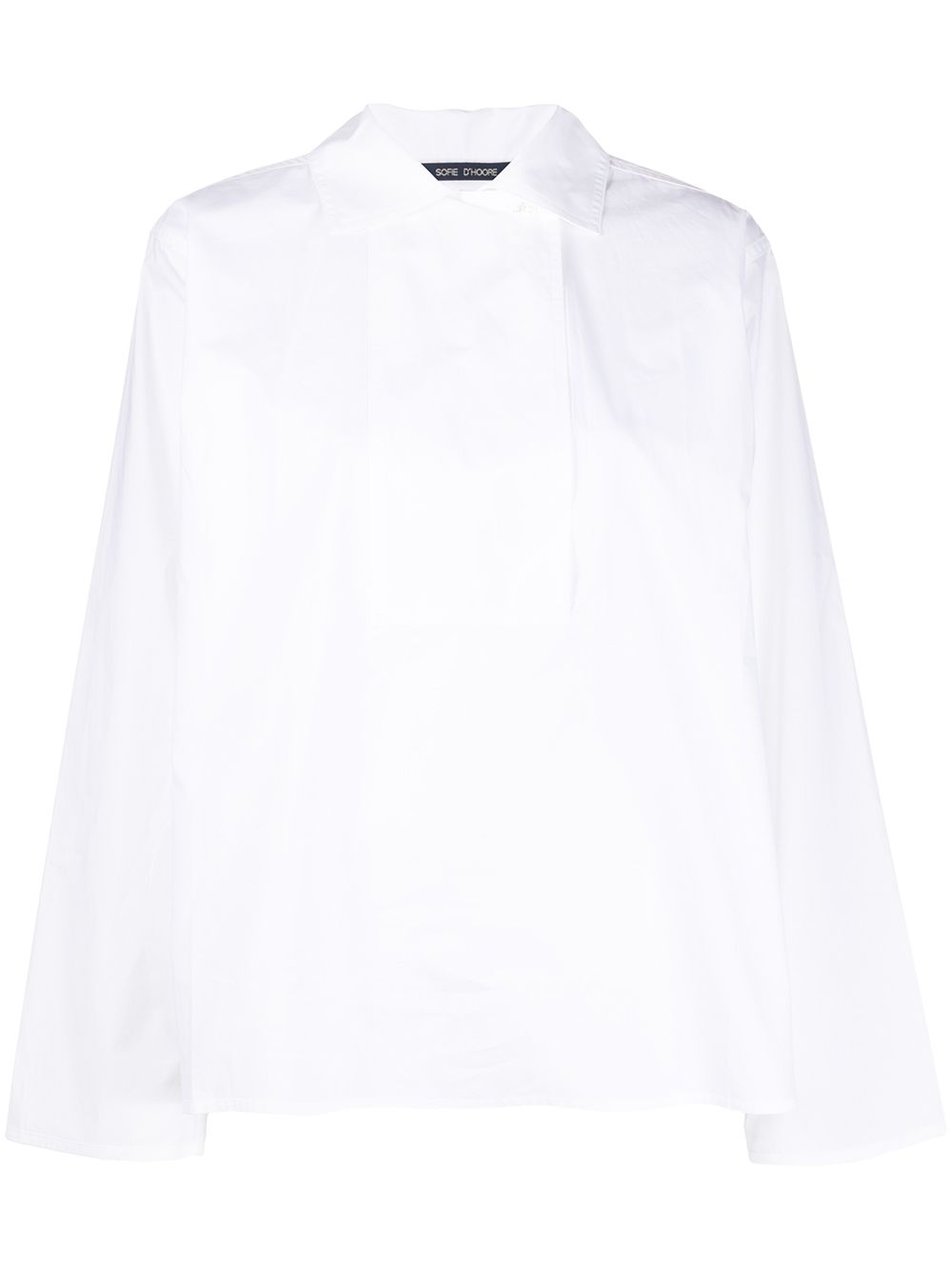 Shop Sofie D'hoore Bailey Poplin Shirt In White