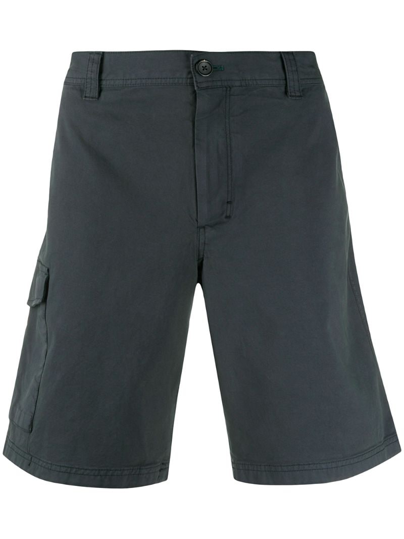 Ps By Paul Smith Logo Embroidered Cargo Shorts In Blue
