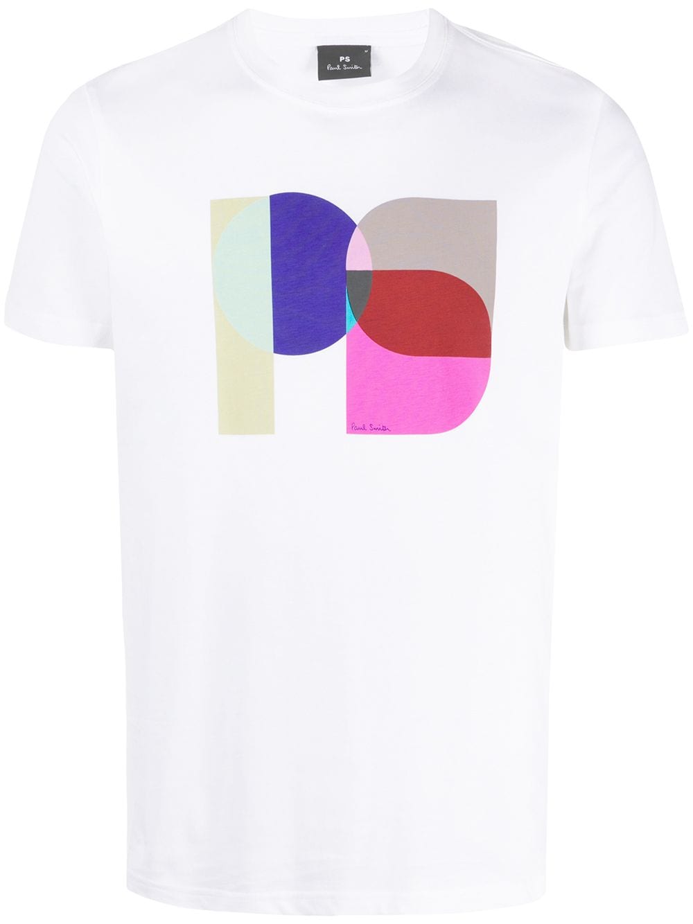 Ps By Paul Smith Graphic Logo Print T-shirt In White