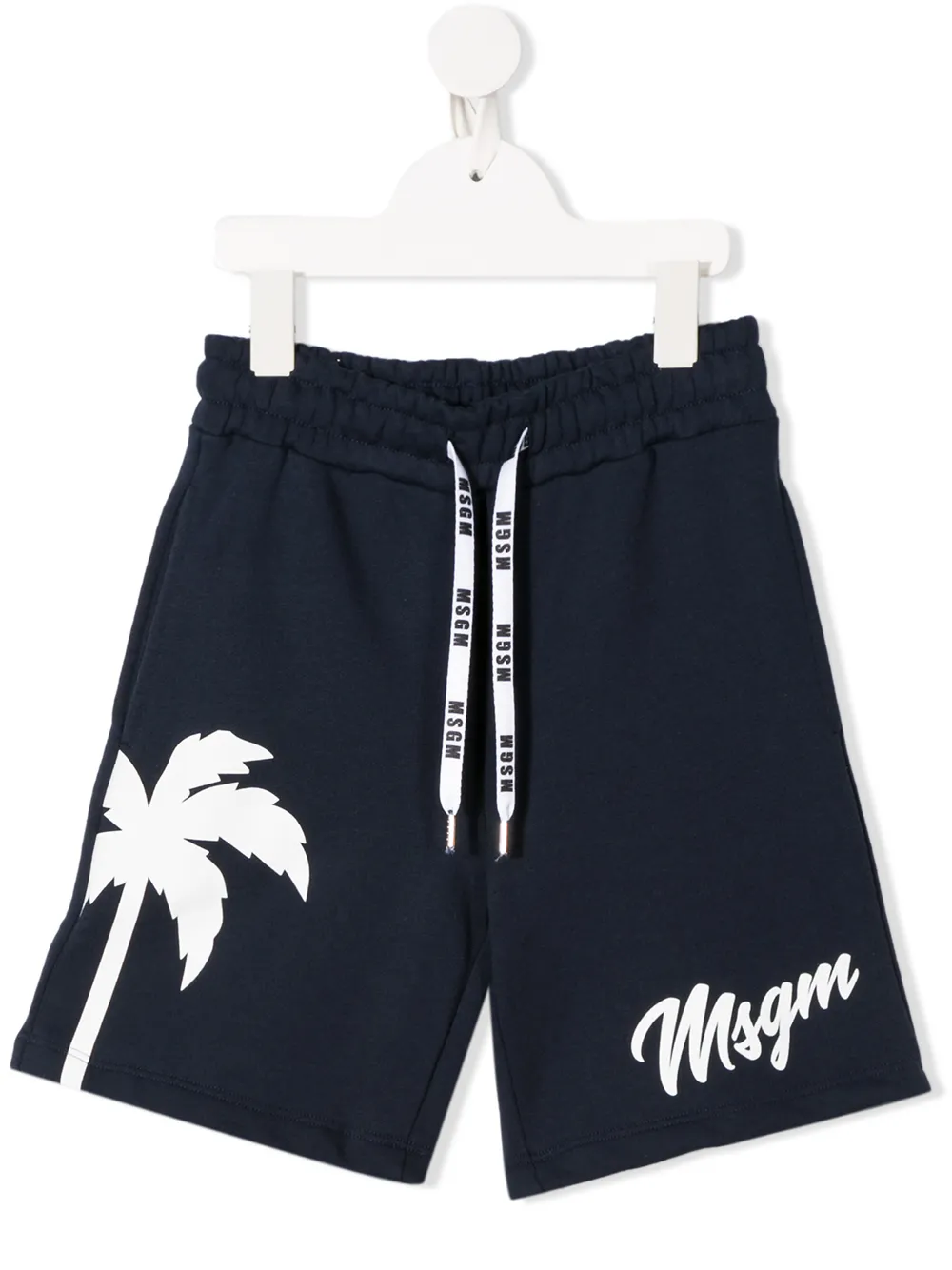 Msgm Kids спортивные шорты с принтом Msgm Kids спортивные шорты с принтом