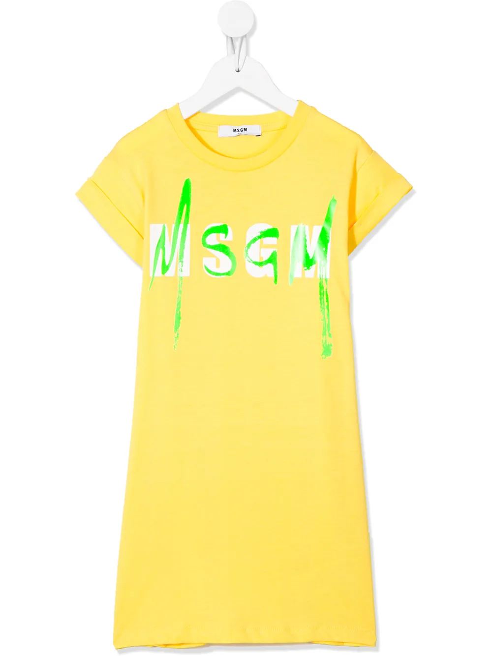 Msgm Kids платье-футболка с логотипом Msgm Kids платье-футболка с логотипом