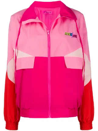 oversized colour block jacket