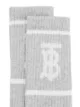 Burberry calcetines de intarsia con motivo TB