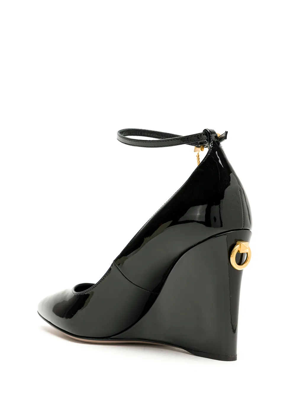 Valentino Garavani Pumps met puntige neus Zwart