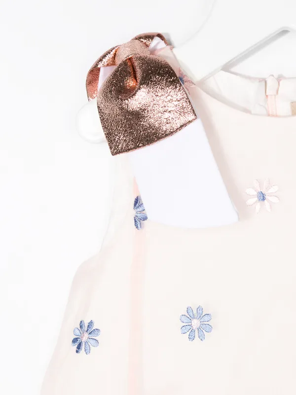 sachin and babi light blue dress Hucklebones London Dropped Waist Bodice Dress | Pink