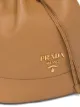 Prada calf leather bucket bag