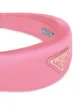 Prada logo plaque chunky headband