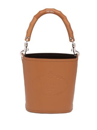  Bamboo Handle Bucket Bags - Crossbody Included
