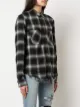 AMIRI Shadow distressed plaid shirt