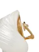 Prada shell detail earrings