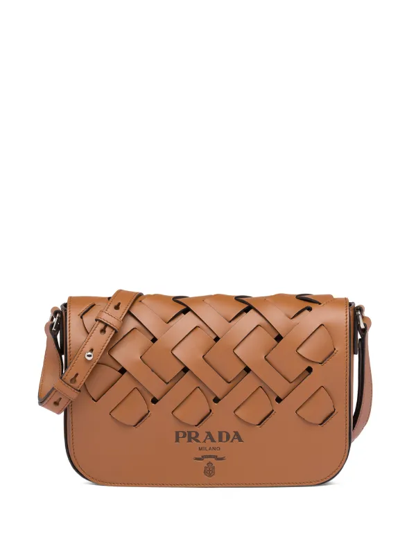 woven prada bag