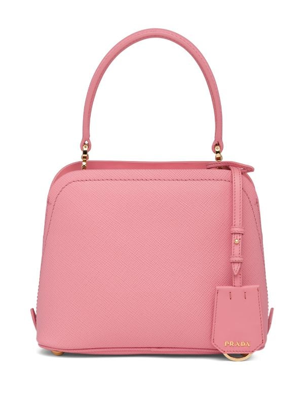 Prada - Micro Galleria Tote Bag - Women - Leather - Os - Pink