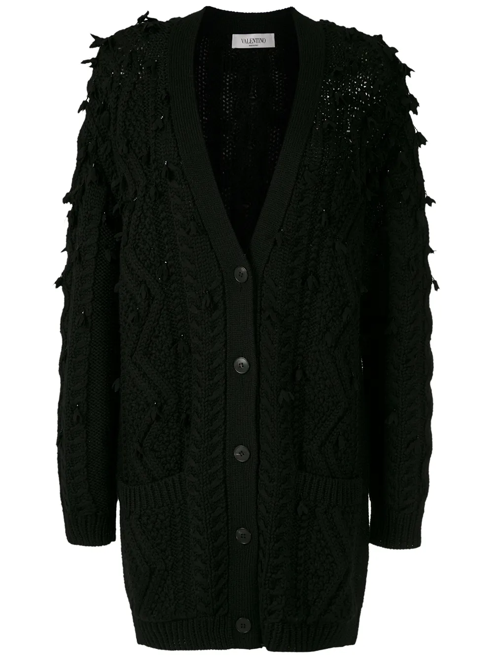 Valentino Garavani Oversized vest Zwart