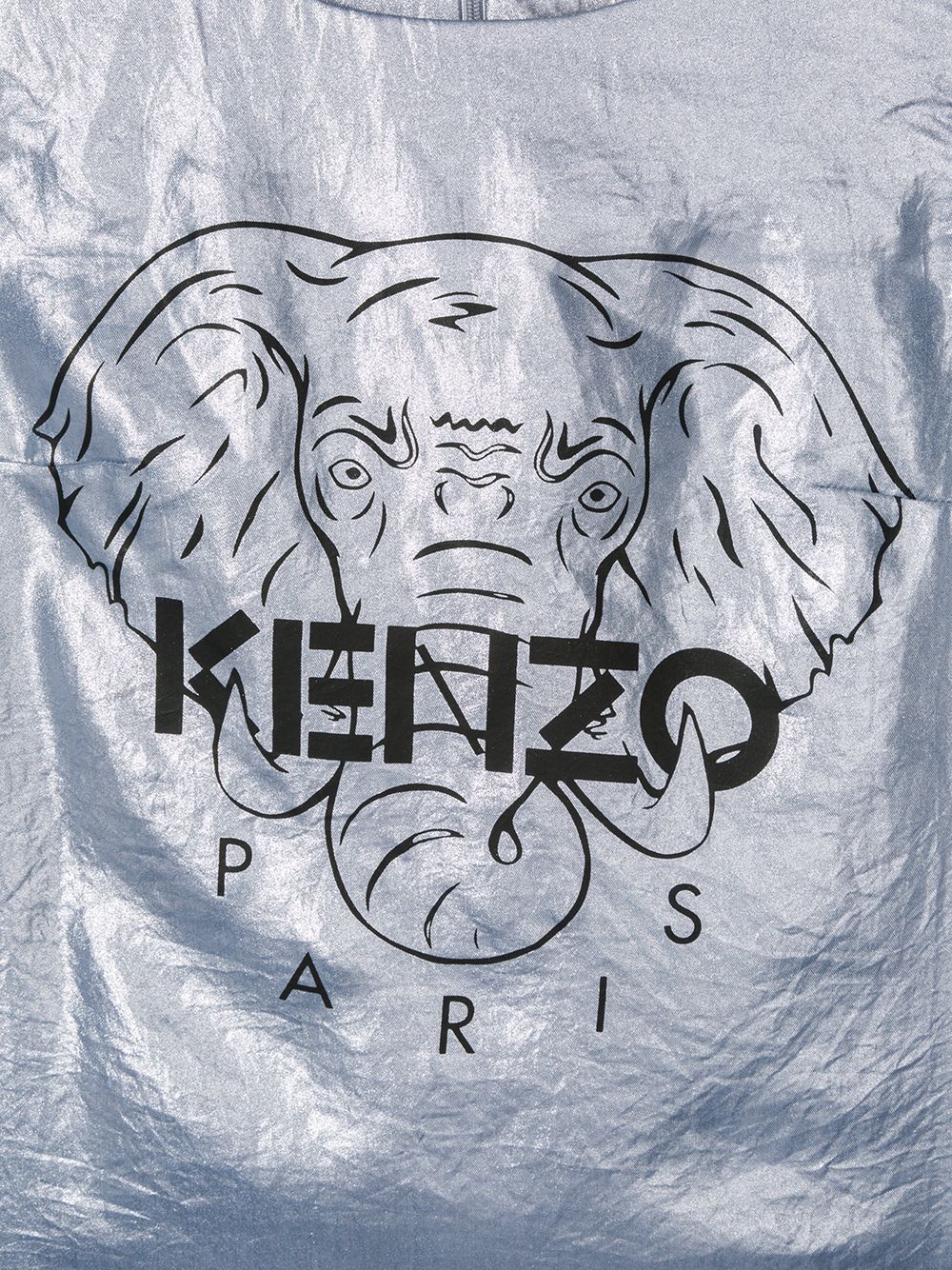 фото Kenzo kids топ с эффектом металлик