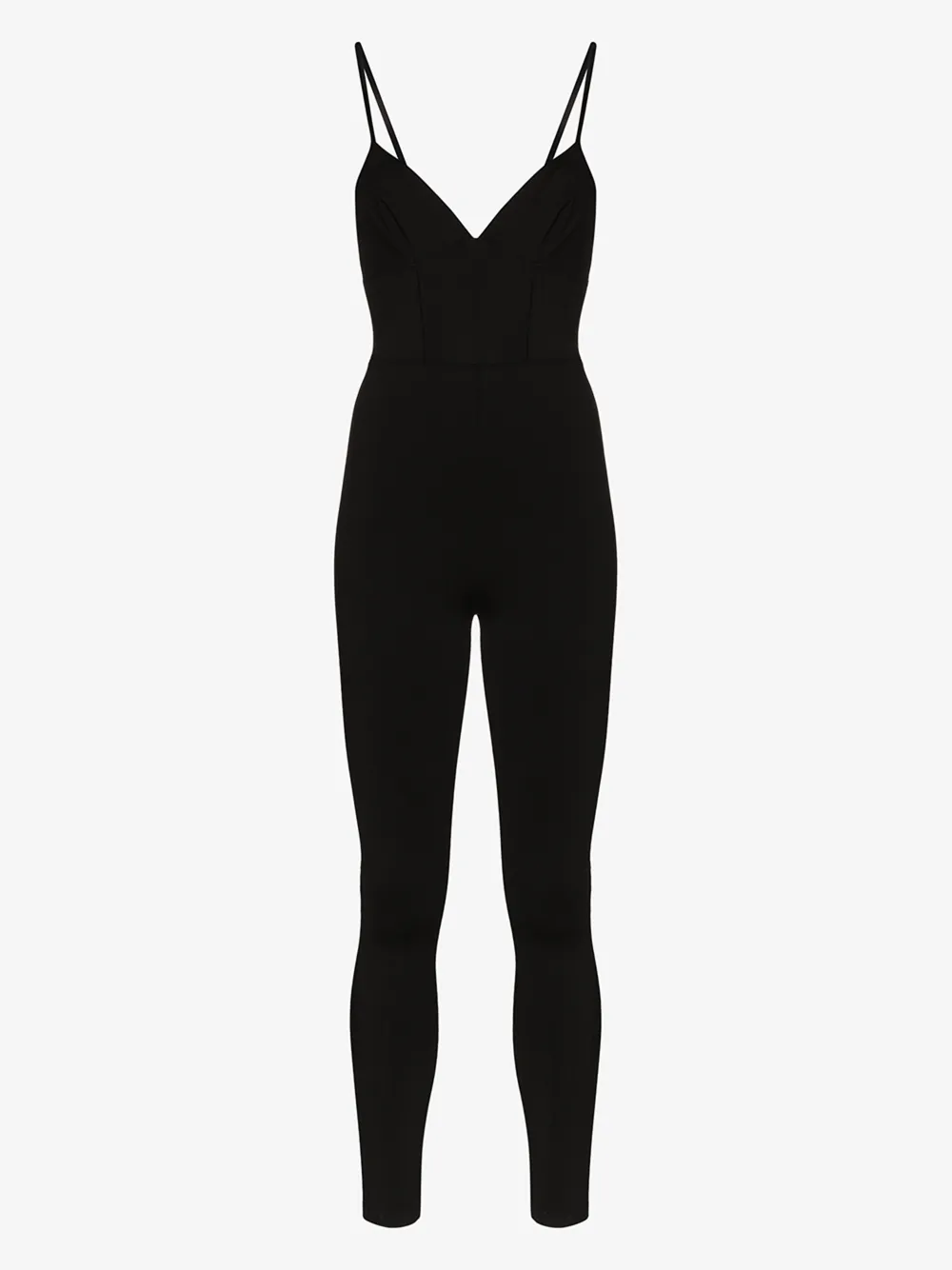 Ernest Leoty Ilona V-neck Stretch-woven Body In Black