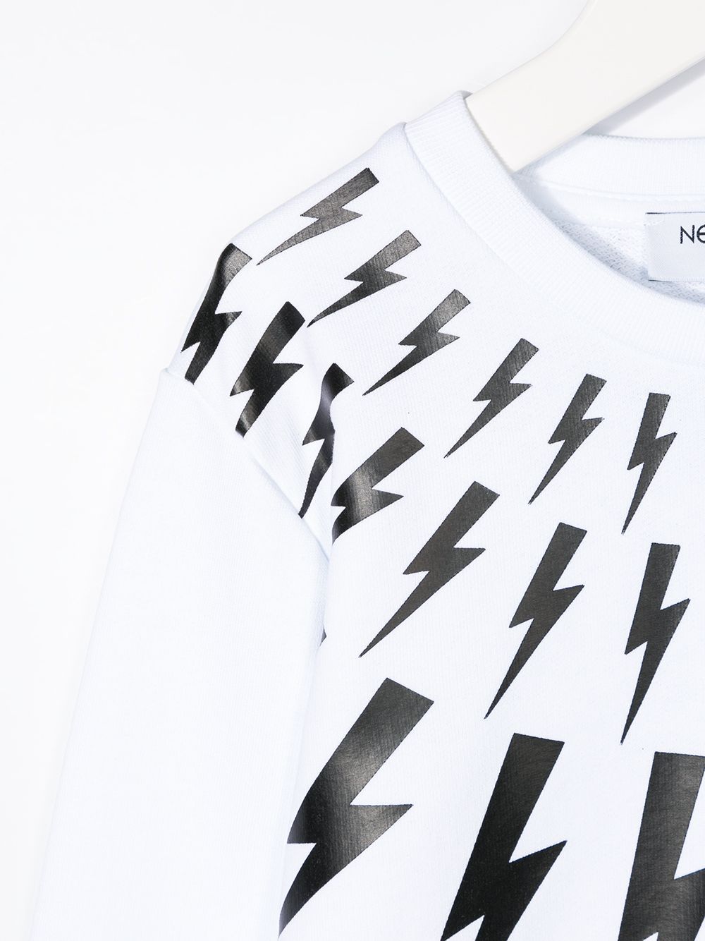 фото Neil barrett kids lightning bolt sweater